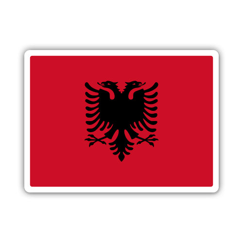 Albania Flag Sticker