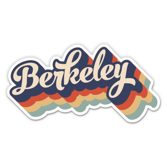 Berkeley Retro Sticker