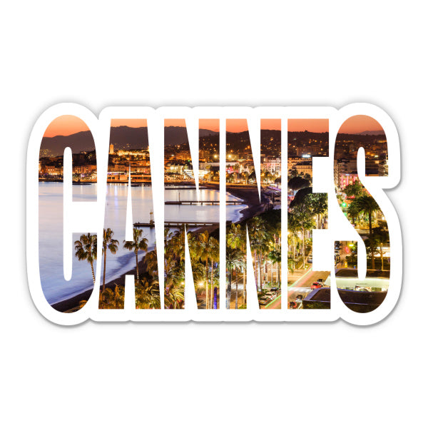 Cannes France Sticker