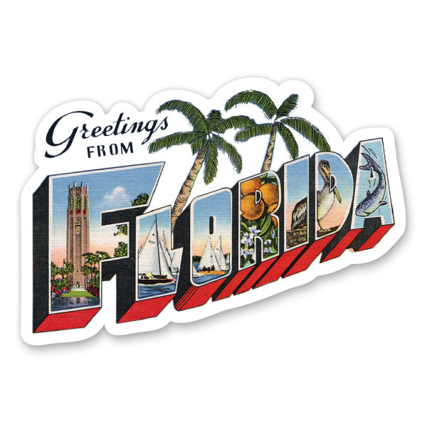 Greetings from Florida Sticker