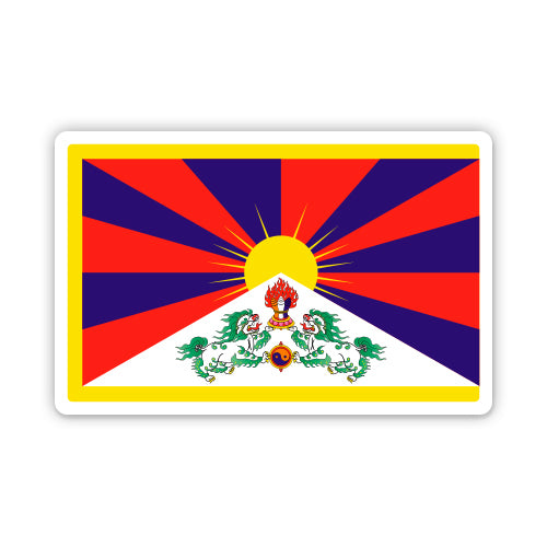 Tibet Flag Sticker