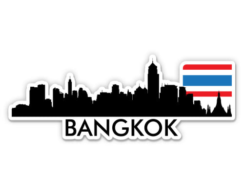Bangkok Thailand Skyline Sticker