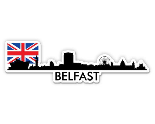 Belfast Northern Ireland Skyline Sticker