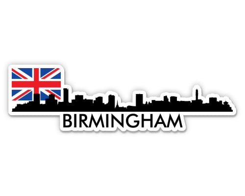 Birmingham UK Skyline Sticker