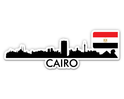 Cairo Egypt Skyline Sticker