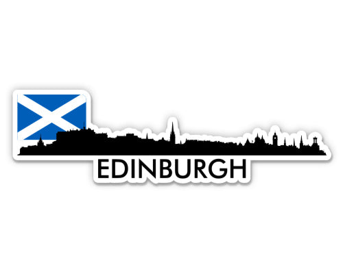 Edinburgh Scotland Skyline Sticker