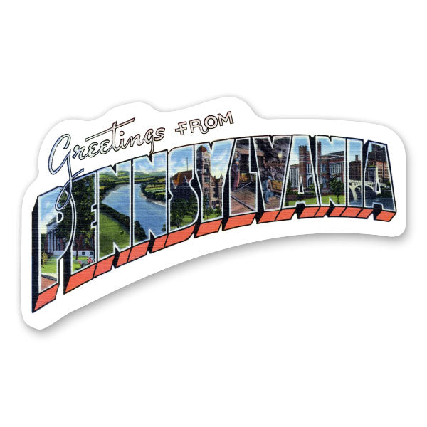 Greetings from Pennsylvania Sticker