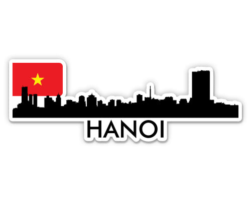 Hanoi Vietnam Skyline Sticker