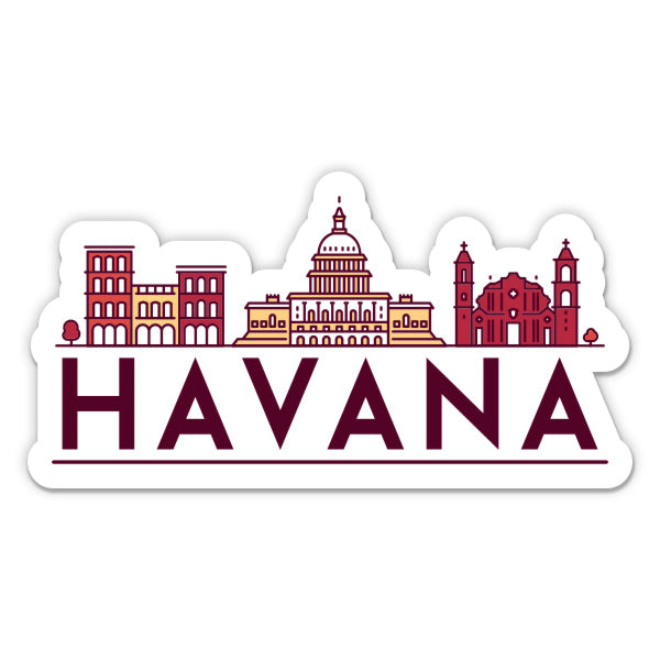 Havana Cuba Sticker