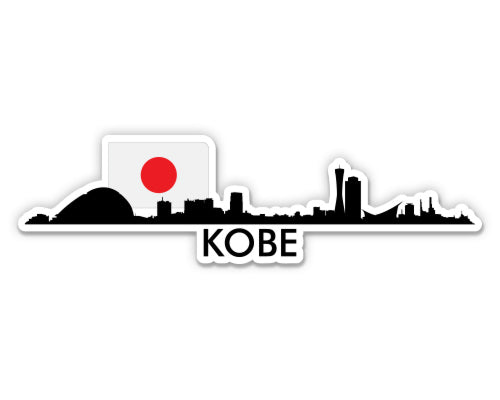 Kobe Japan Skyline Sticker