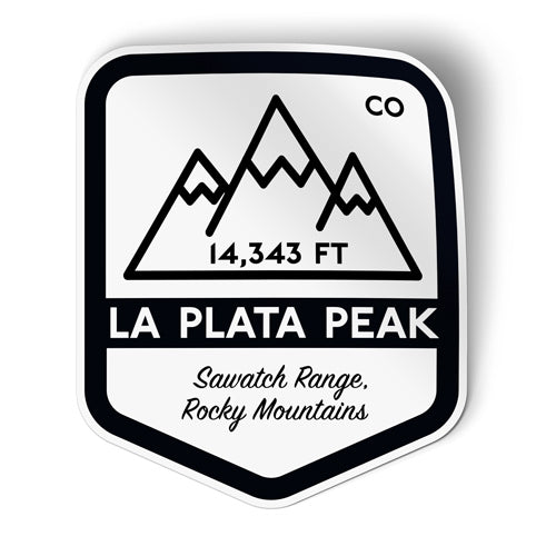 La Plata Peak Sticker