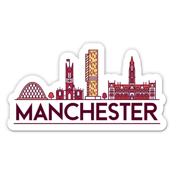 Manchester England Sticker