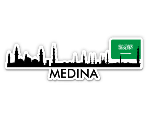 Medina Saudi Arabia Skyline Sticker
