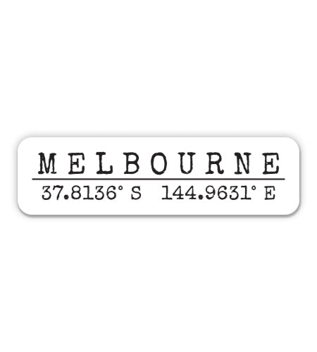 Melbourne Australia Sticker