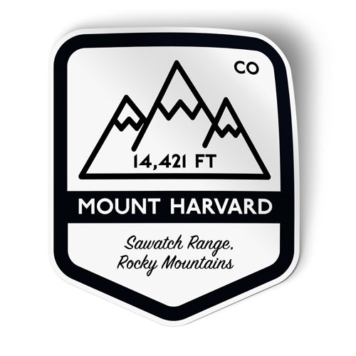 Mount Harvard Colorado Sticker