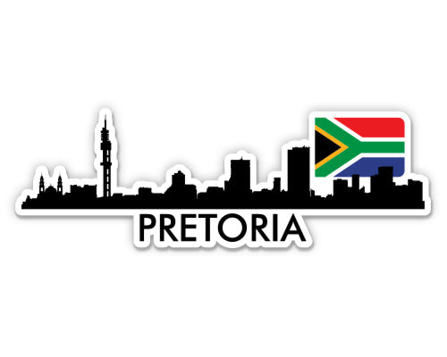 Pretoria South Africa Skyline Sticker