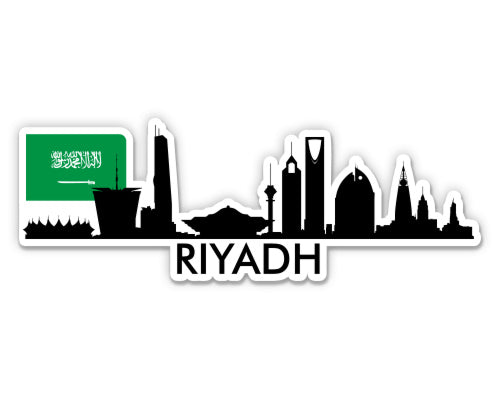 Riyadh Saudi Arabia Skyline Sticker