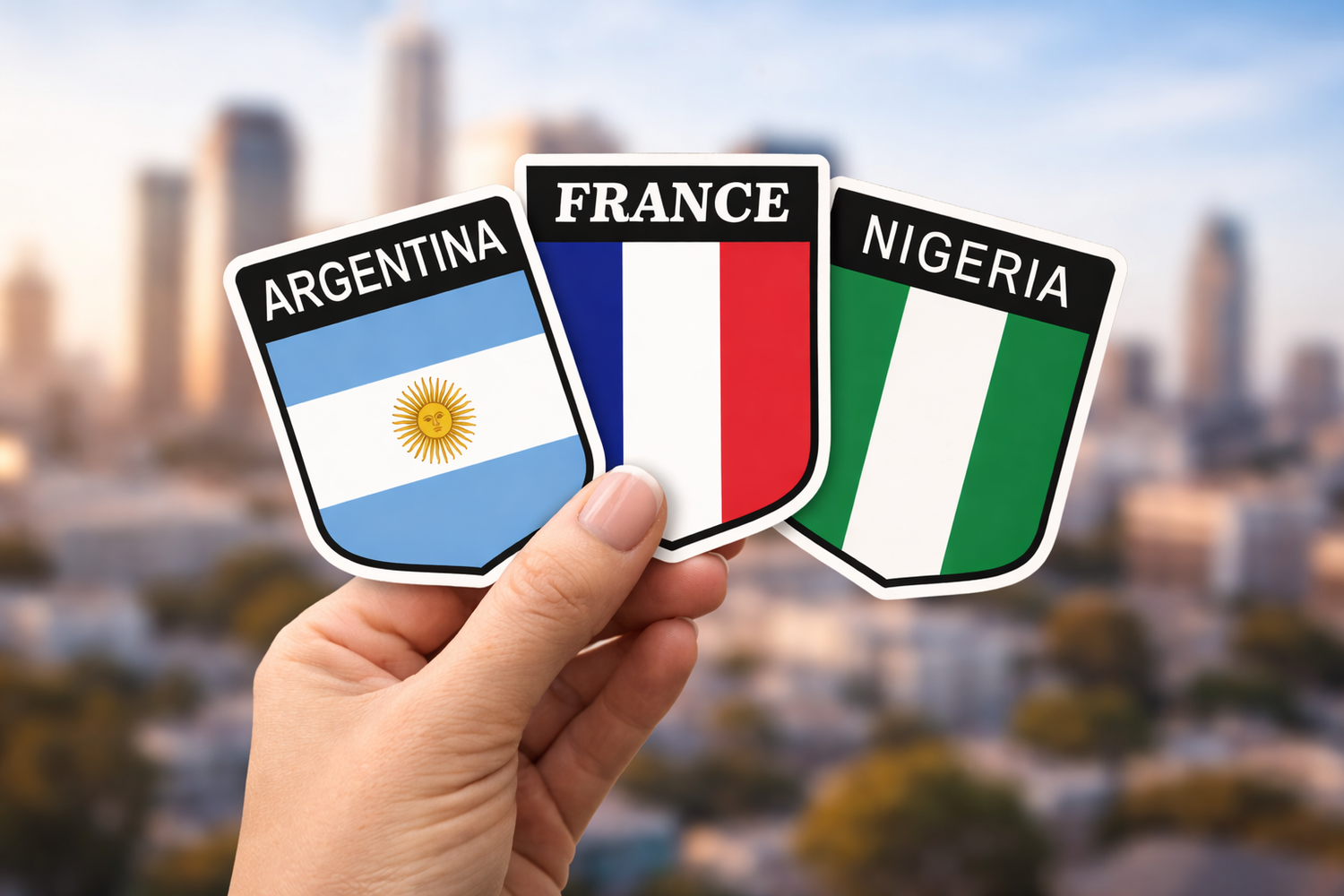 🌍 Country Flag Shield