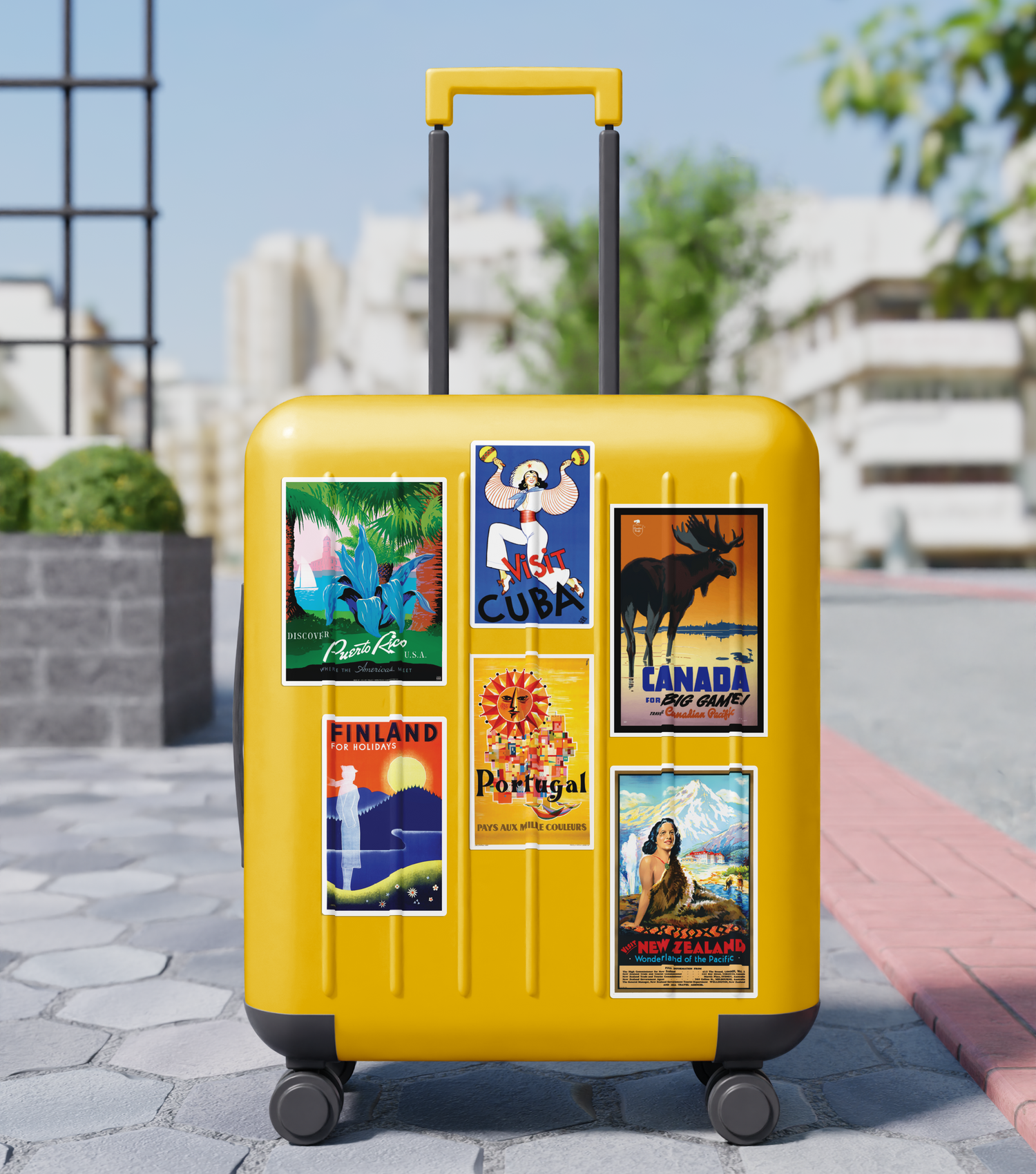 🧳 Country Travel Poster