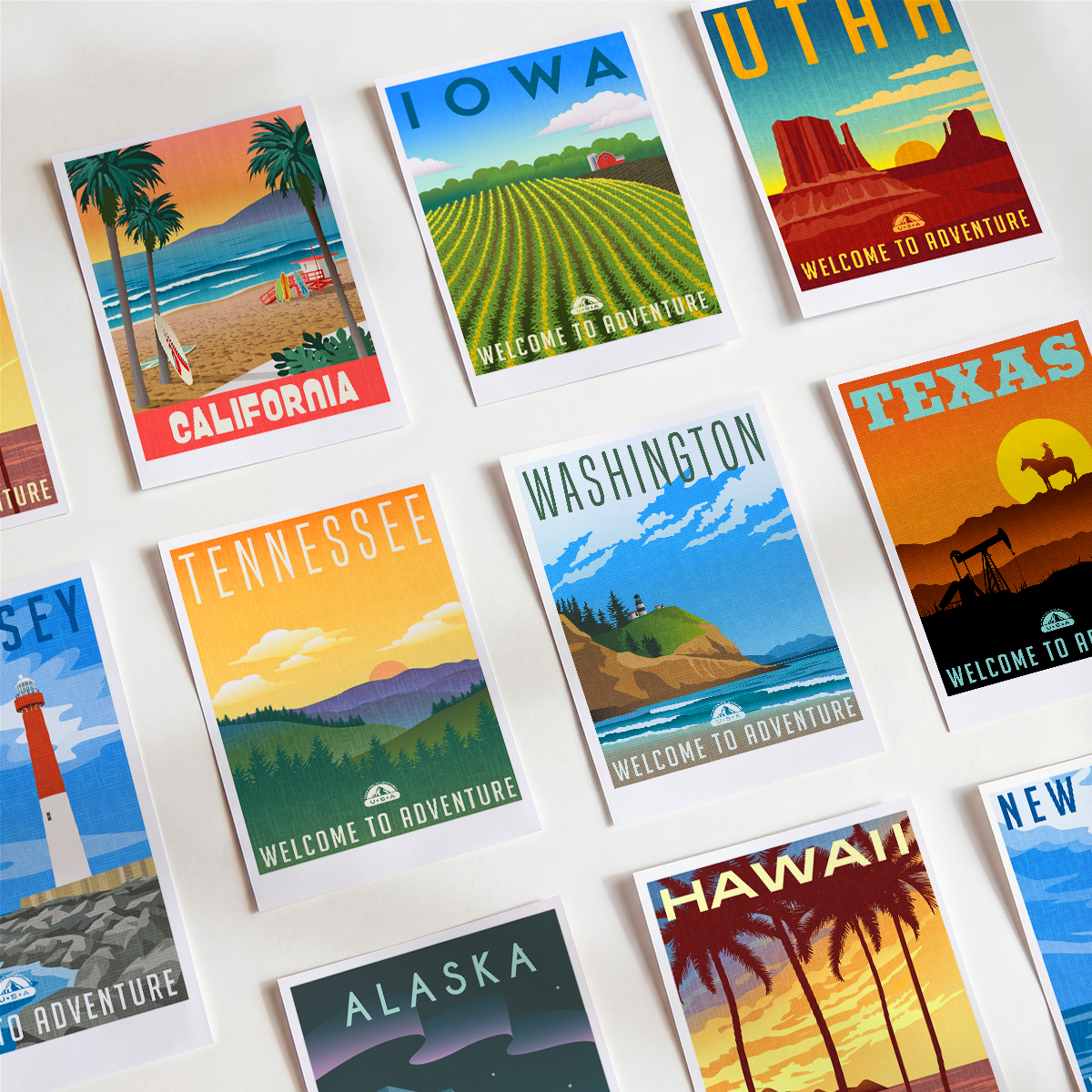 🧳 Travel Poster Stickers