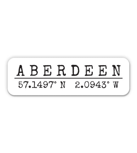 Aberdeen United Kingdom Sticker