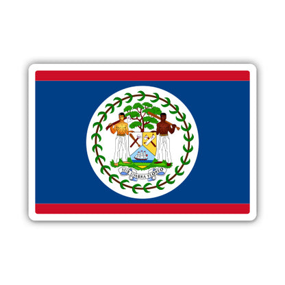 Belize Flag Sticker