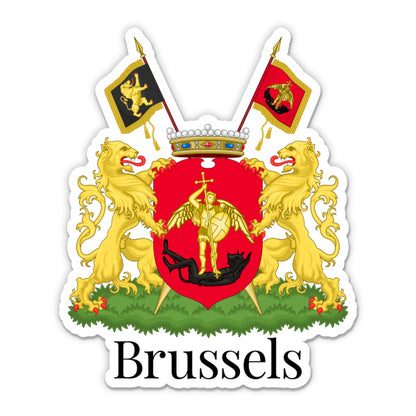 Brussels Belgium Sticker