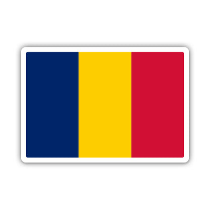 Chad Flag Sticker