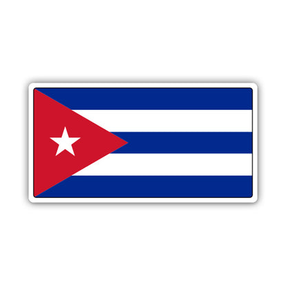 Cuba Flag Cuban Sticker