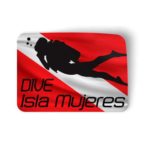 Dive Isla Mujeres Sticker
