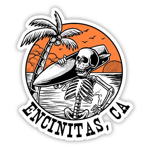 Encinitas California Sticker