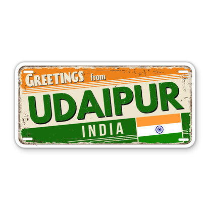 Greetings from Udaipur India Sticker