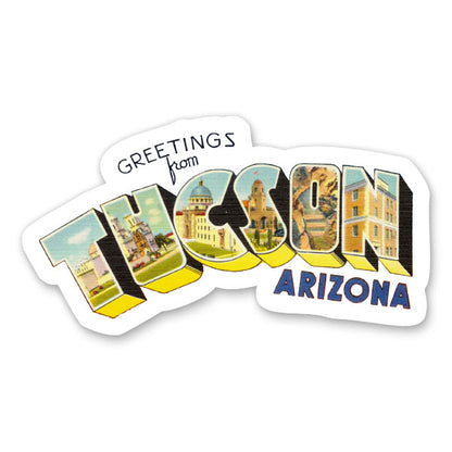 Greetings from Tucson Arizona Sticker