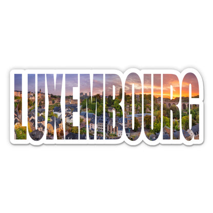 Luxembourg Sticker