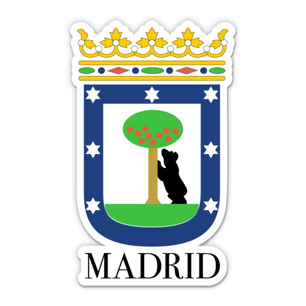 Madrid Spain Sticker