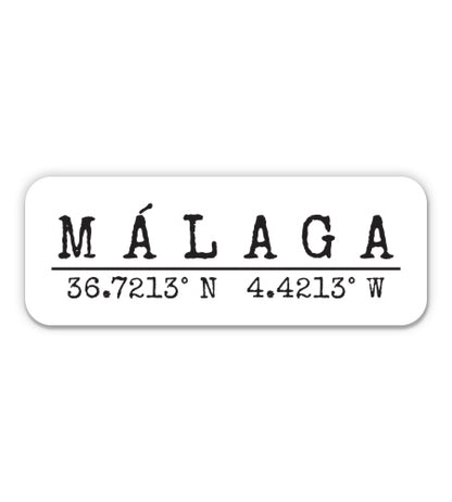 Malaga Spain Sticker