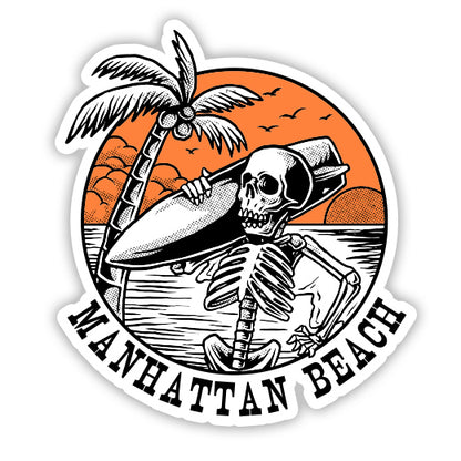 Manhattan Beach California Sticker