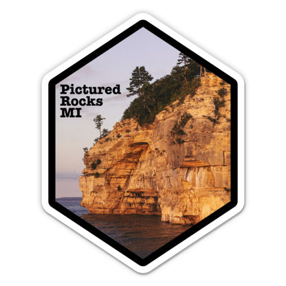 Pictured Rocks Sticker