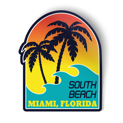 South Beach Florida Sticker