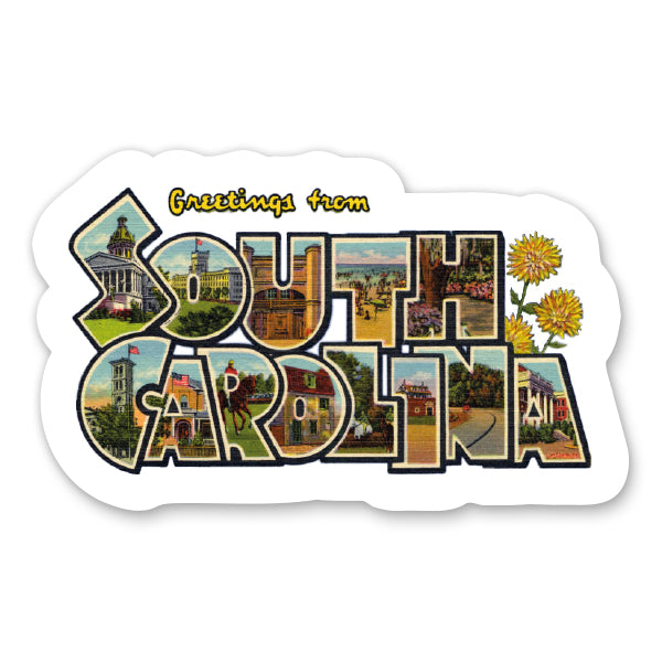 Greetings from South Carolina Sticker