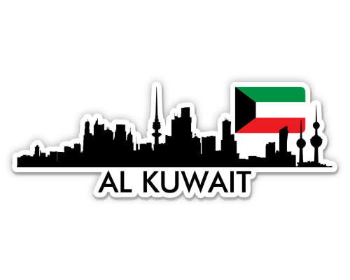 Al Kuwait Kuwait Skyline  Sticker