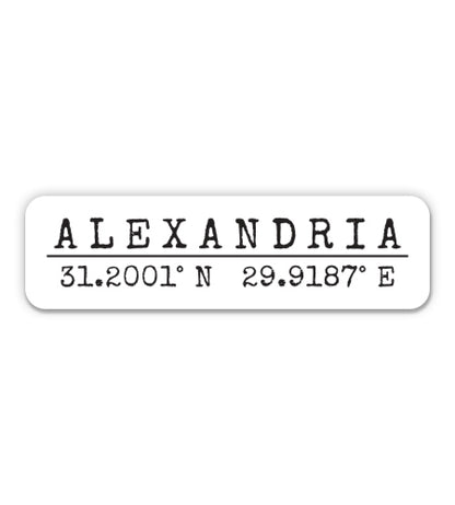 Alexandria Egypt Sticker