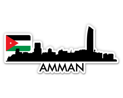Amman Jordan Skyline  Sticker