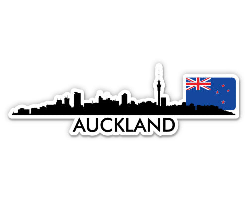 Auckland New Zealand Skyline  Sticker