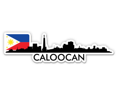 Caloocan Philippines Skyline  Sticker