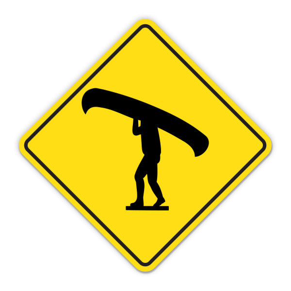 Canoe Portage Sticker