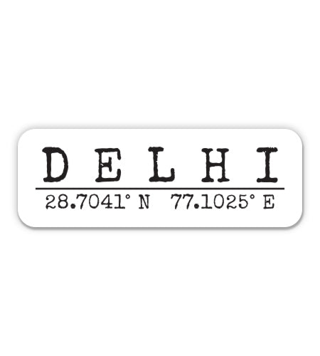 Delhi India Sticker