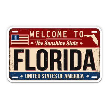 Welcome to Florida Sunshine State Sticker