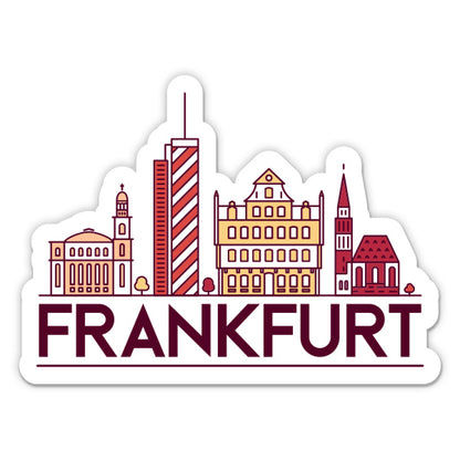 Frankfurt Germany Sticker