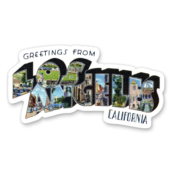 Greetings from Los Angeles California Sticker